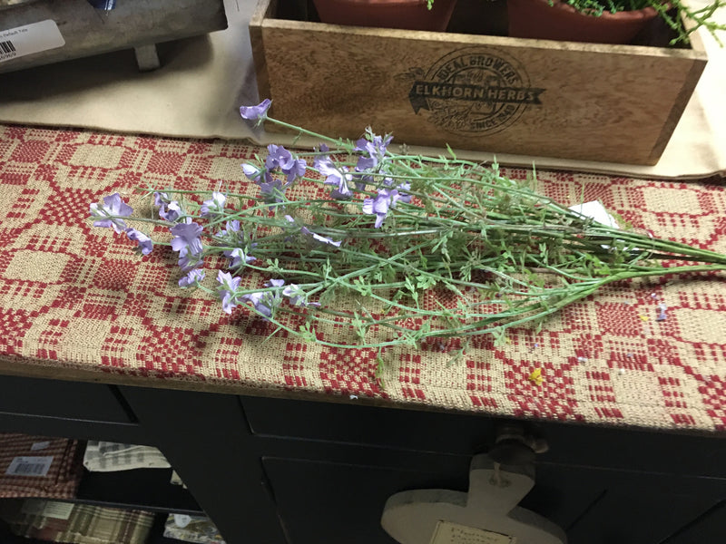 21" Lavender Wispy Forget Me Not Bouquet