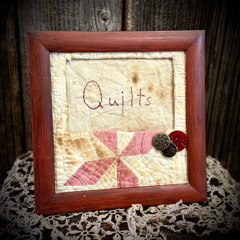 Quilts Framed Stitchery