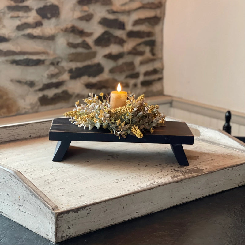 Black Wooden Table Riser