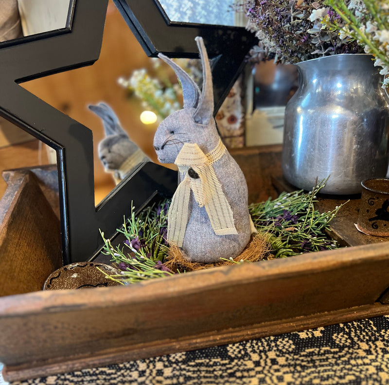 Grey Handmade Bunny
