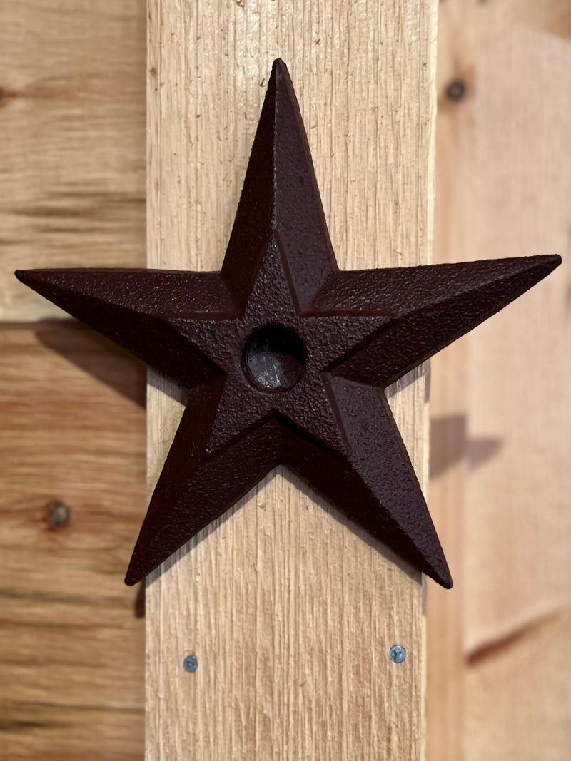 Metal Burgundy Star