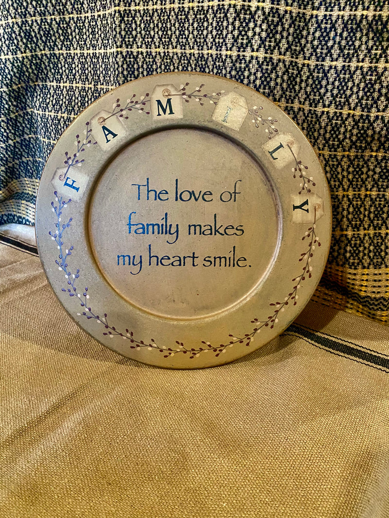 The Love Of Family Plate