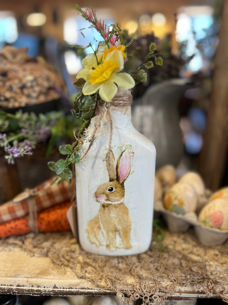 Bunny Bottle w/ Florals