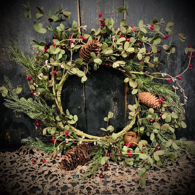 Winter Pine Candle Ring