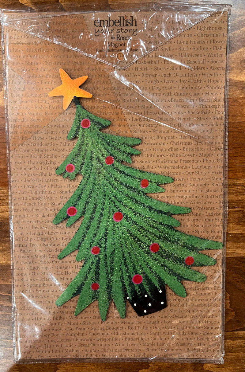 Embellish Your Story Christmas Tree Magnet