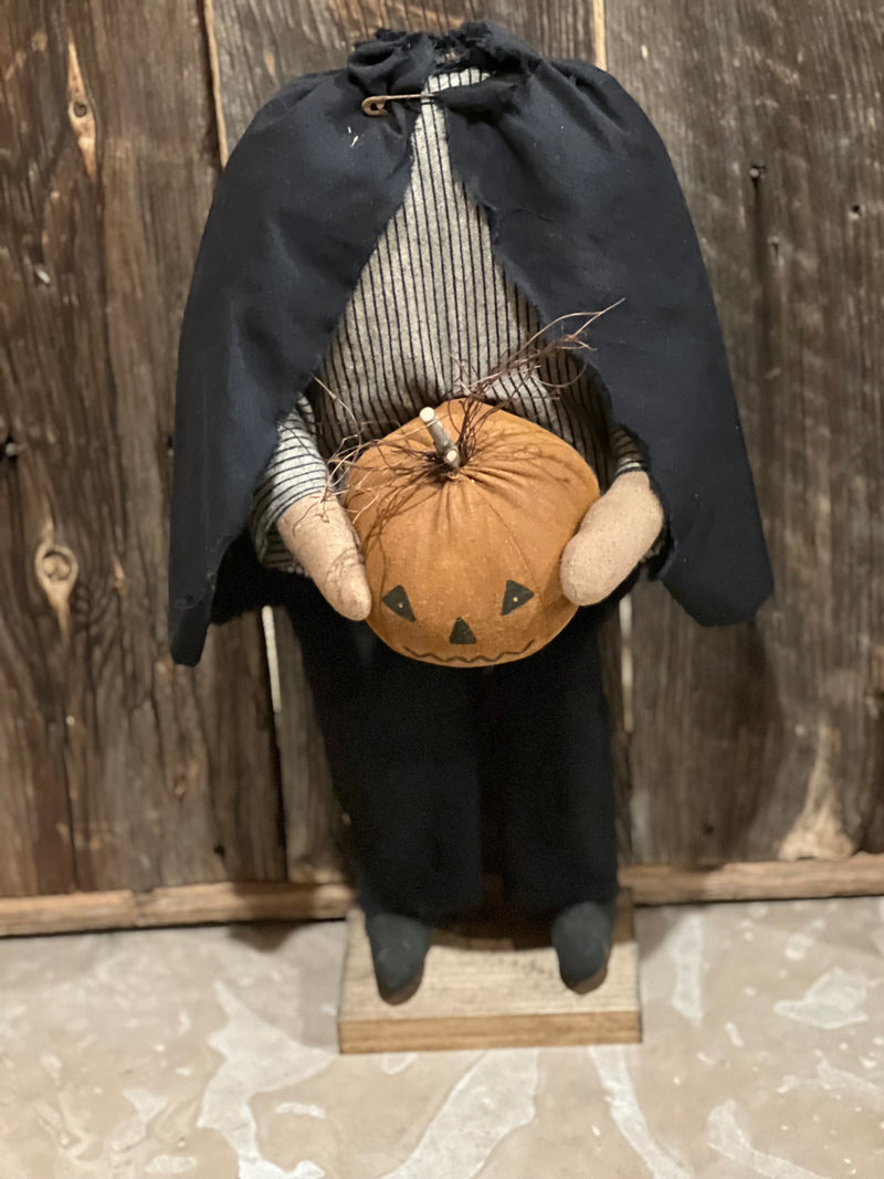 Hand Made Headless Pumpkin