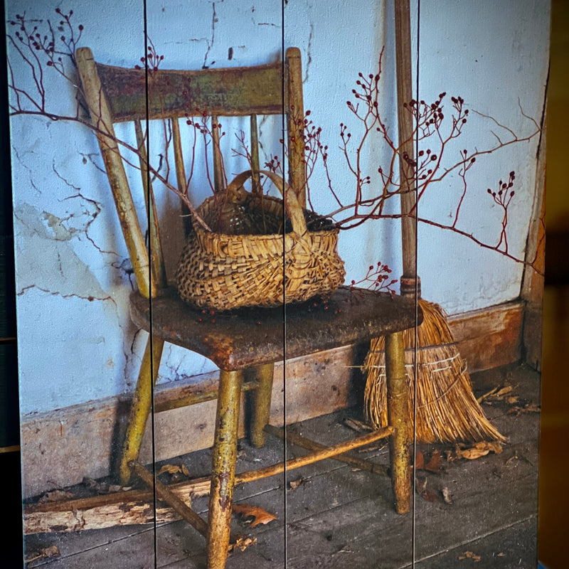 Grandma’s Chair Pallet Art