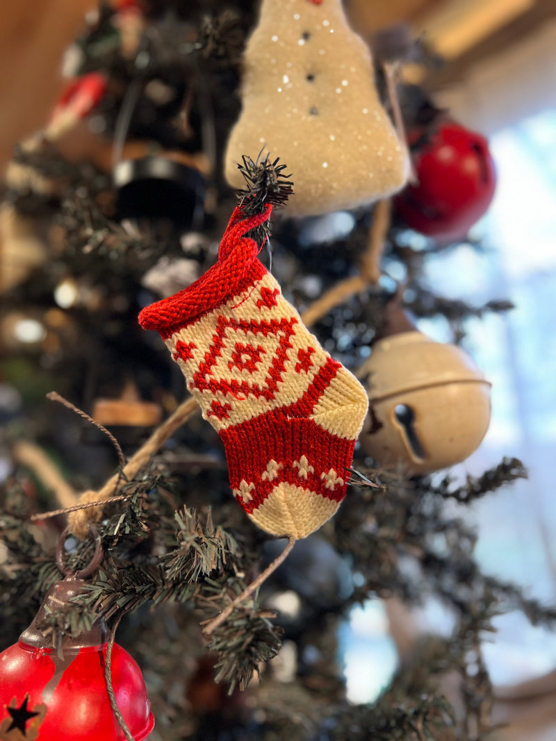 Knit Stocking Ornament