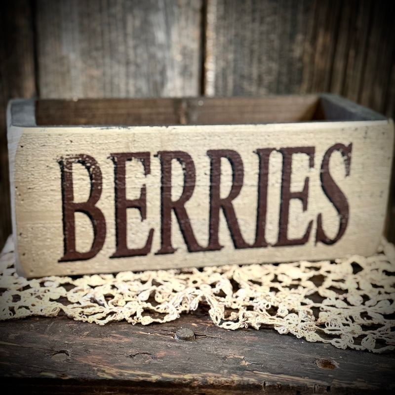 Wooden Berries Box