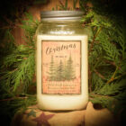 Herbal Star Candles Pine Star Forest Mason Jar Candle-24 oz