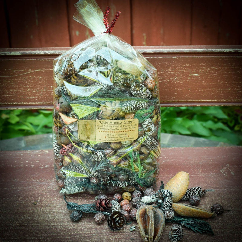 Herbal Star Candles Potpourri Olde Holiday Glow