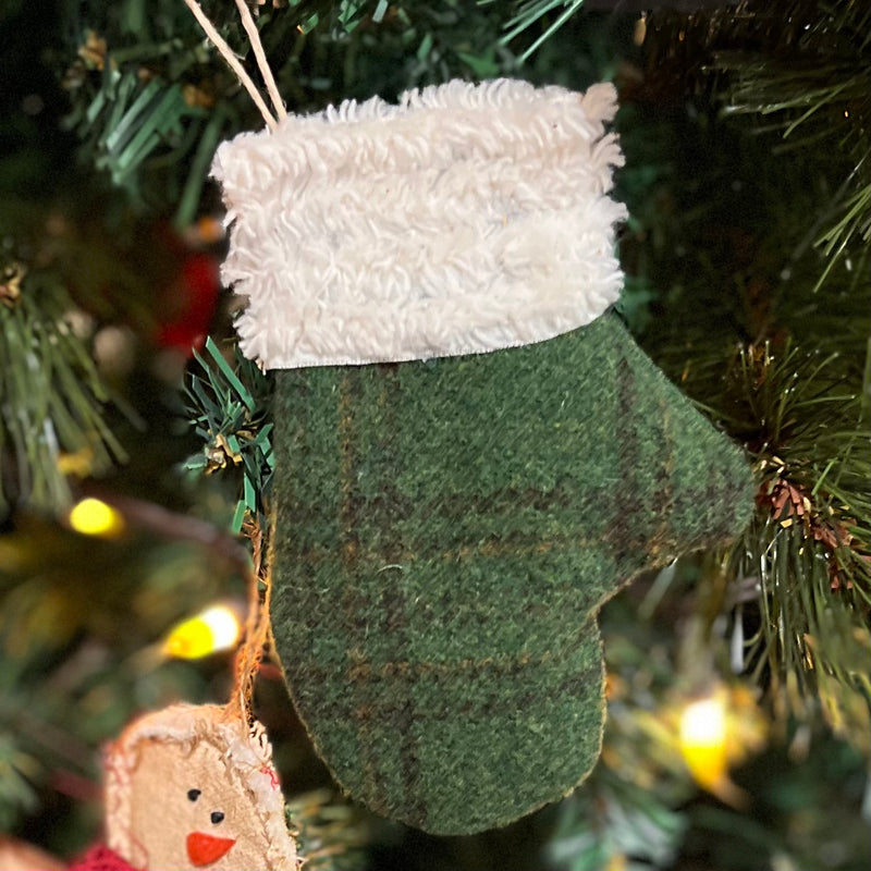 Wool Mitten Ornament