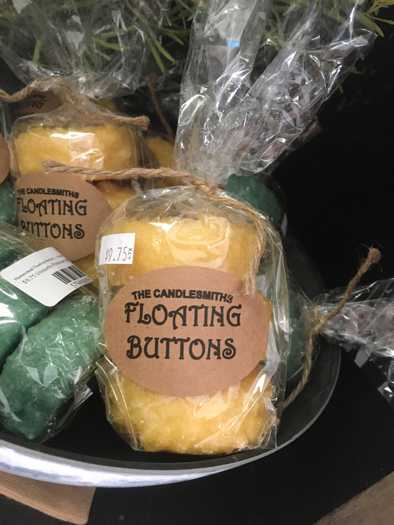 Homestead Floating Buttons - Lemon Shortbread