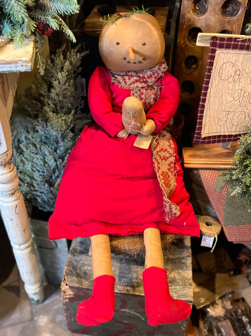 Red Christmas Doll