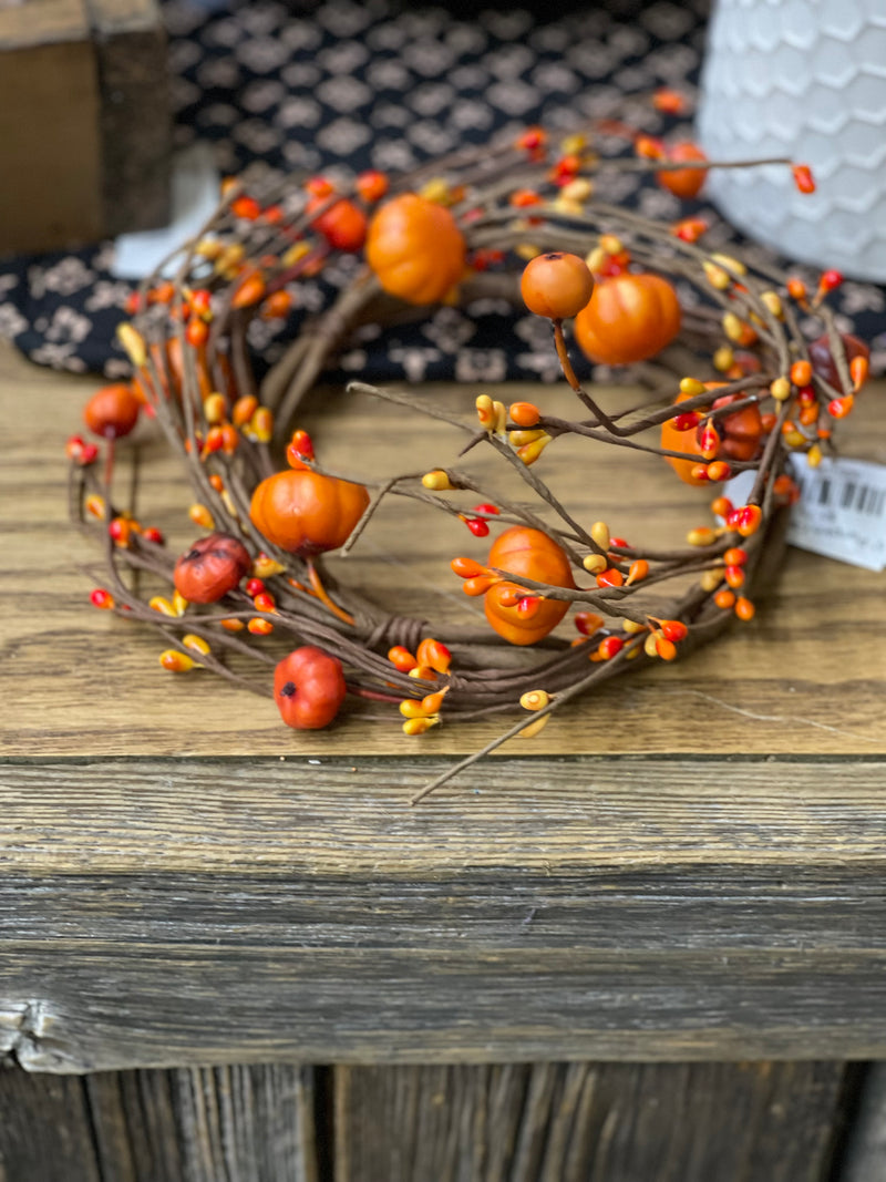 4.5" Pumpkin Candle Ring