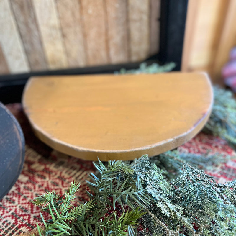 Half Circle Mustard Wooden Riser – Uniquely Primitive