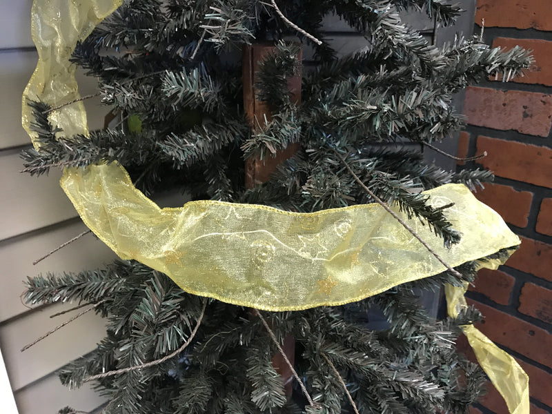 Pine Creek Traditions Gold Christmas Ribbon w/Lights