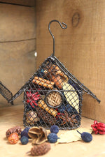 Wire Birdhouse Ornament