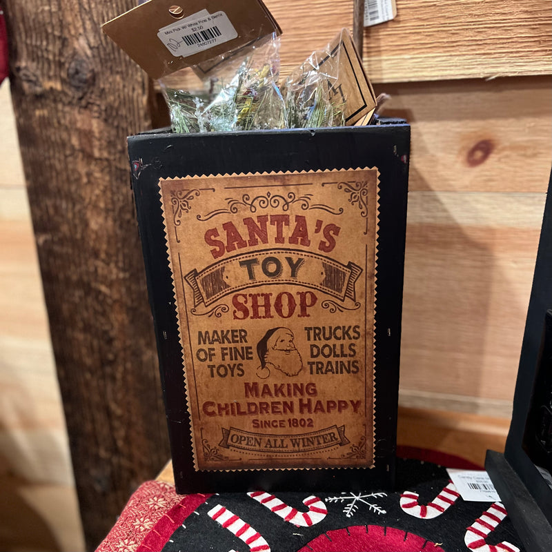 Santa's Toy Shop Wooden Box