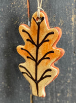 Redware Leaf Ornament